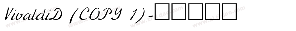 VivaldiD (COPY 1)字体转换